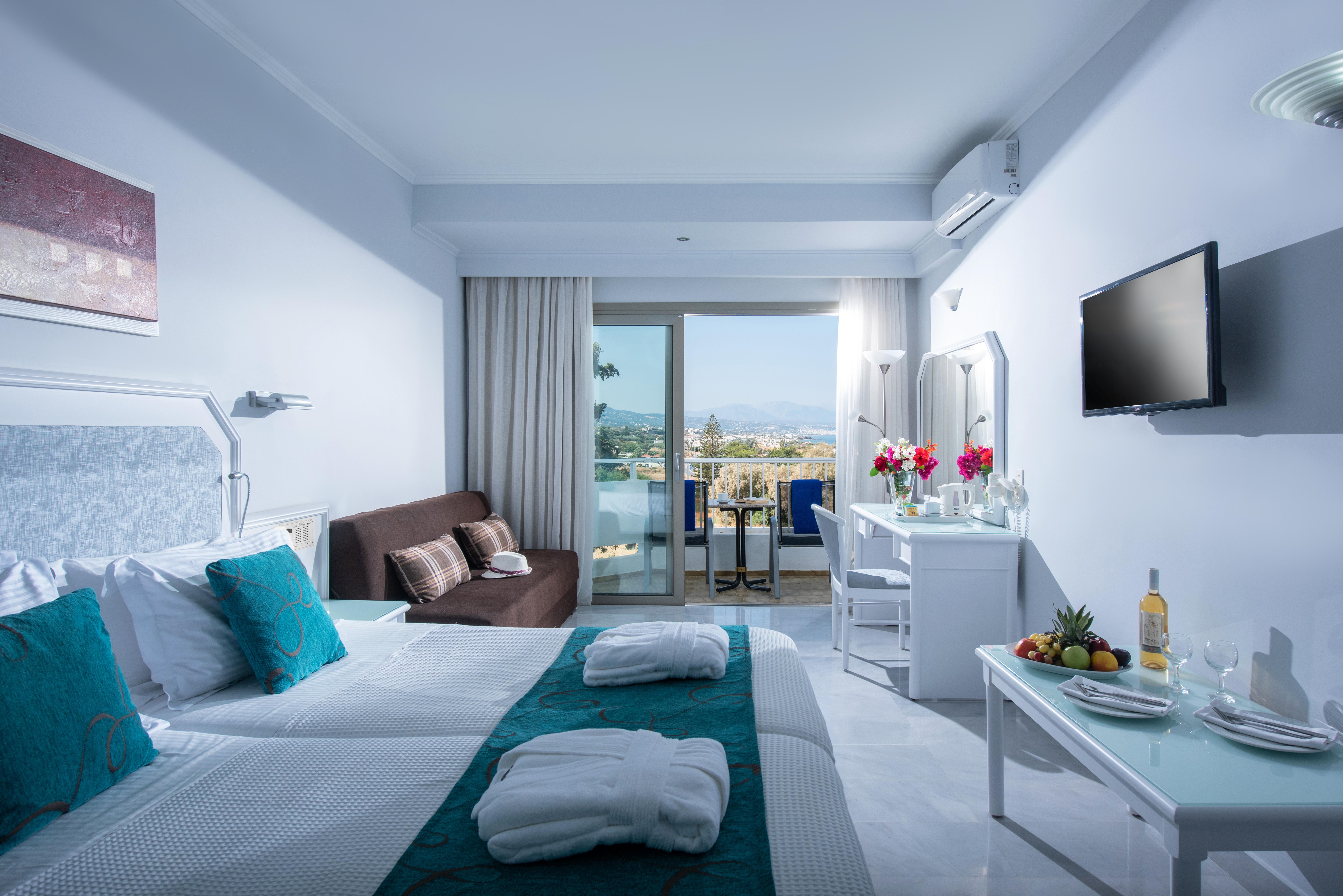 Rethymno Mare & Water Park Hotel Skaleta Bagian luar foto