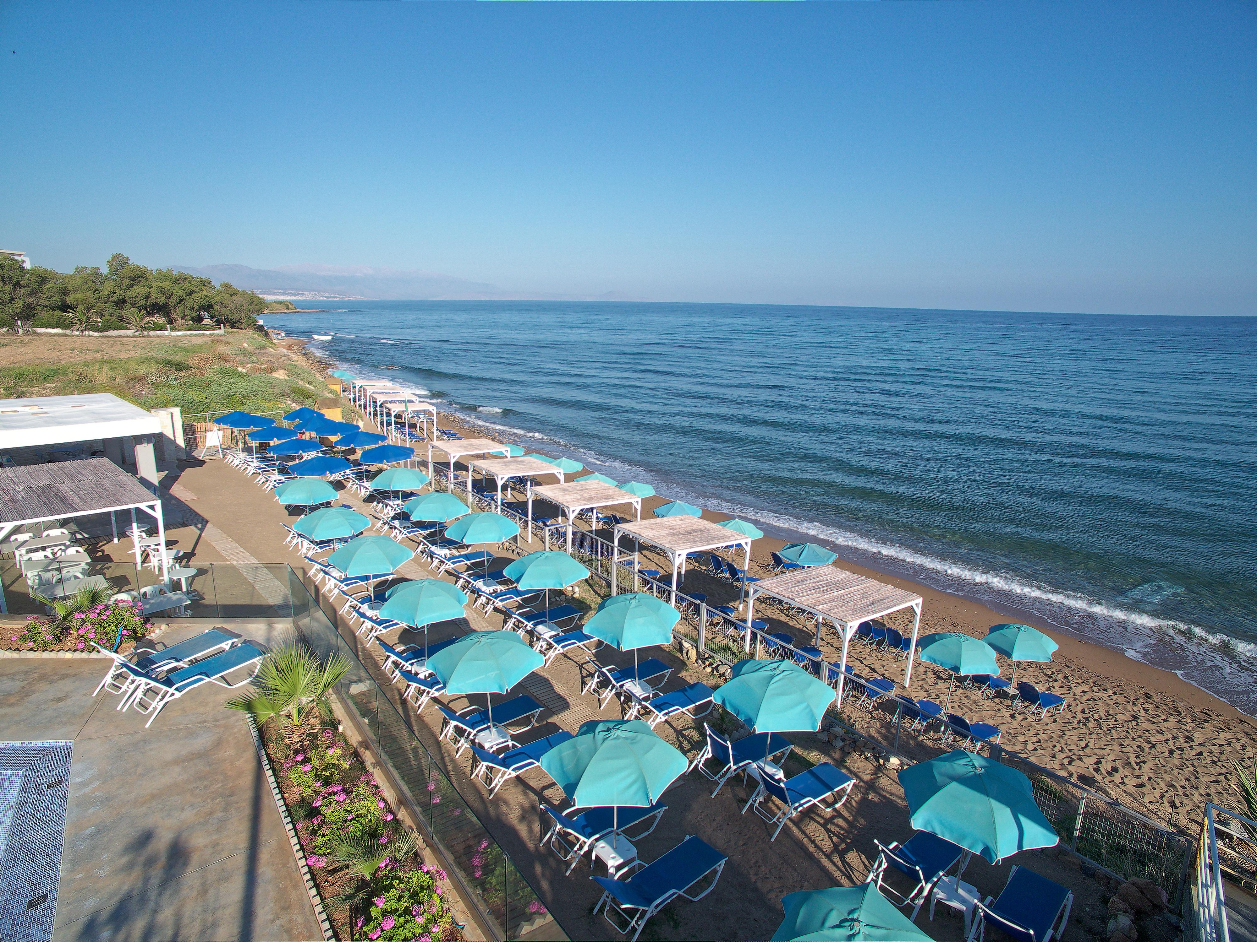 Rethymno Mare & Water Park Hotel Skaleta Bagian luar foto