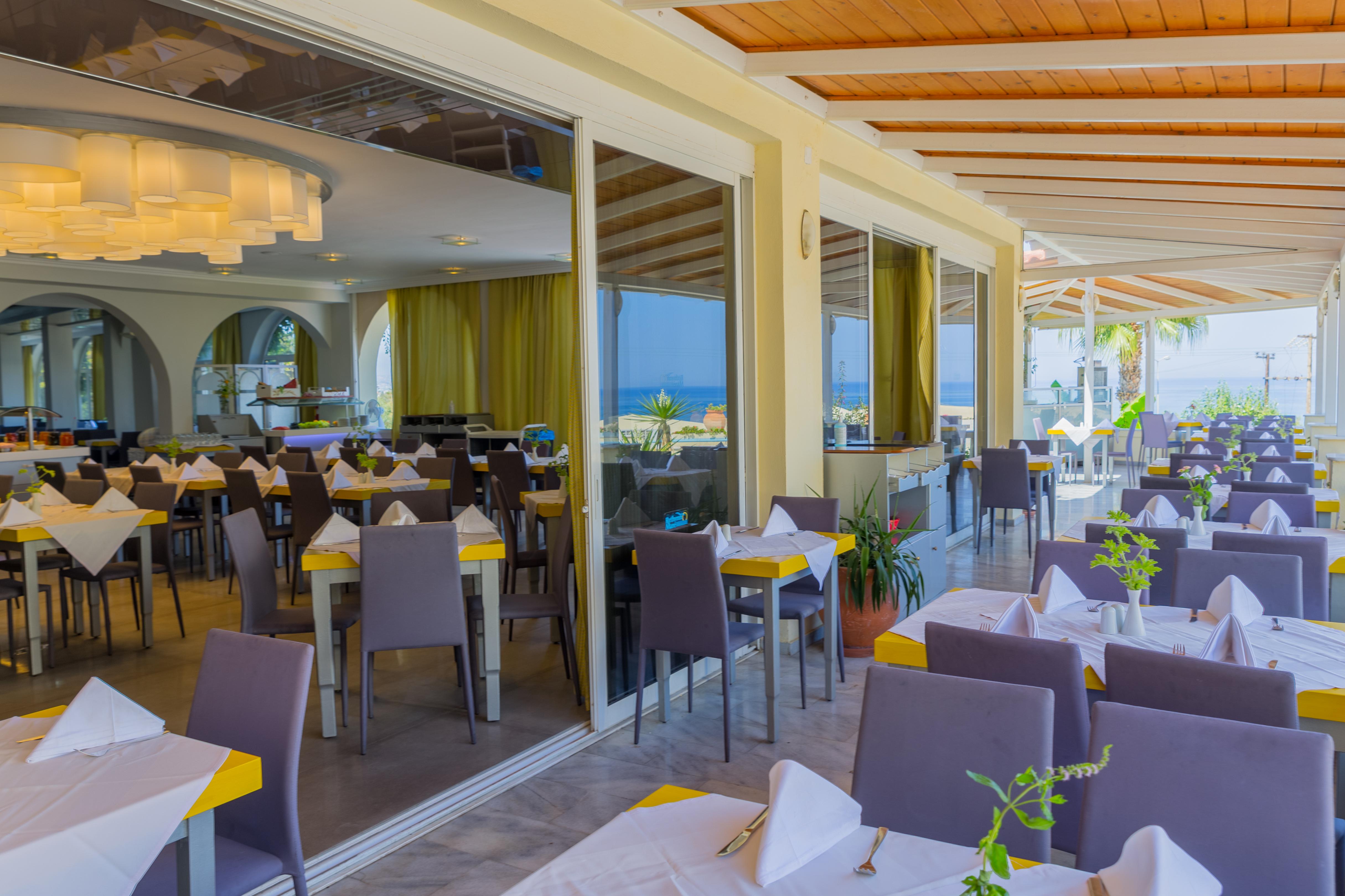 Rethymno Mare & Water Park Hotel Skaleta Bagian luar foto