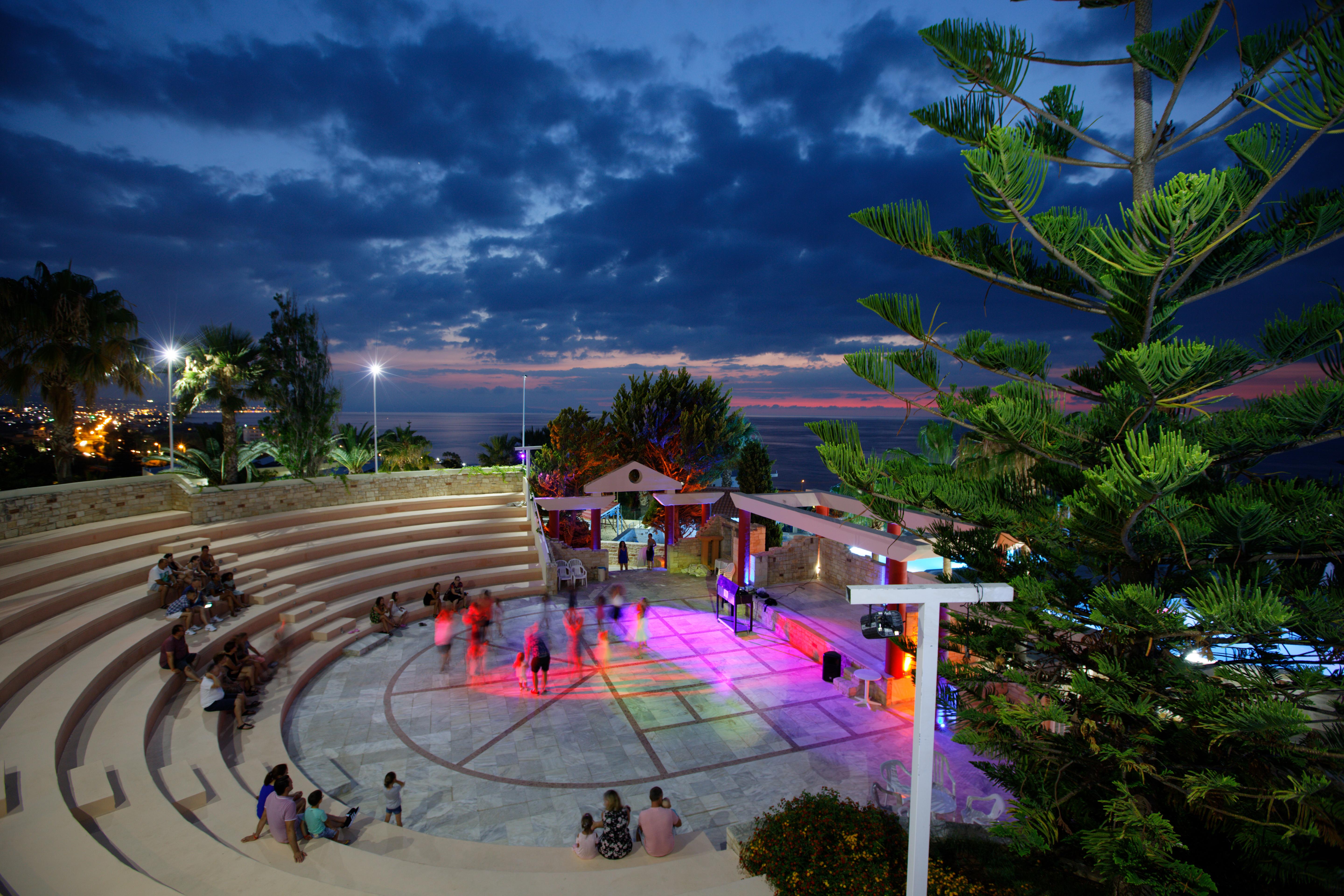 Rethymno Mare & Water Park Hotel Skaleta Bagian luar foto