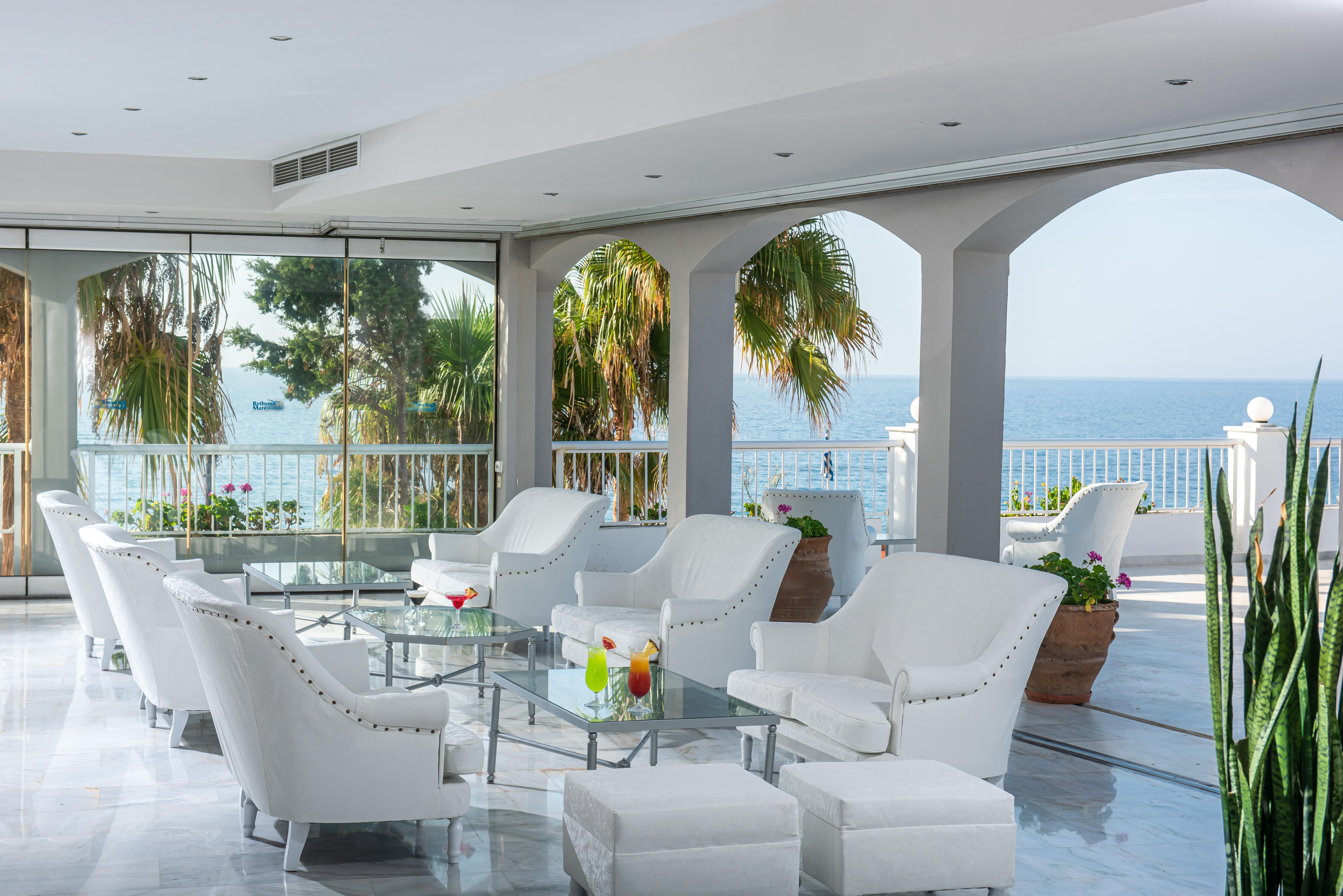 Rethymno Mare & Water Park Hotel Skaleta Bagian luar foto