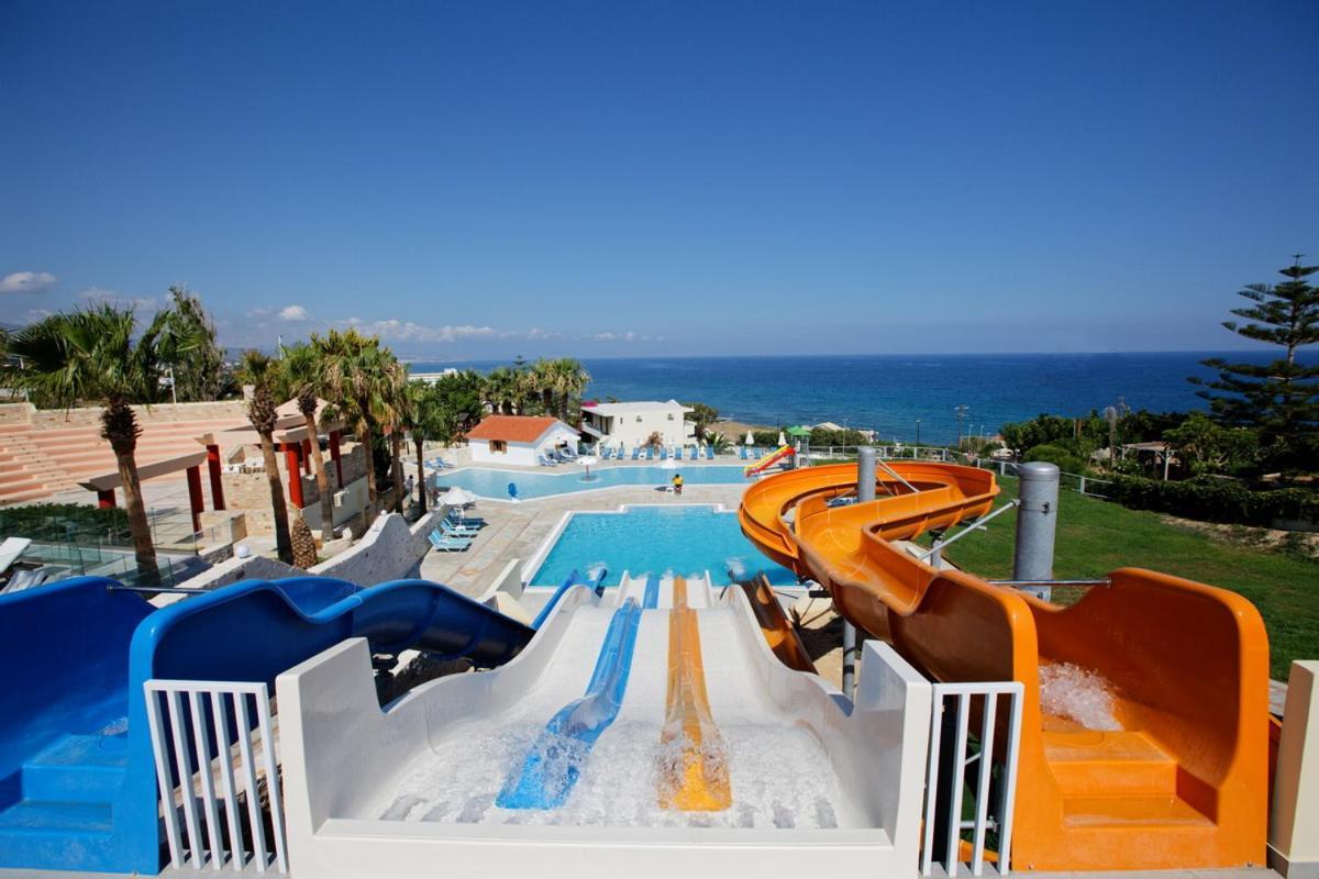 Rethymno Mare & Water Park Hotel Skaleta Bagian luar foto