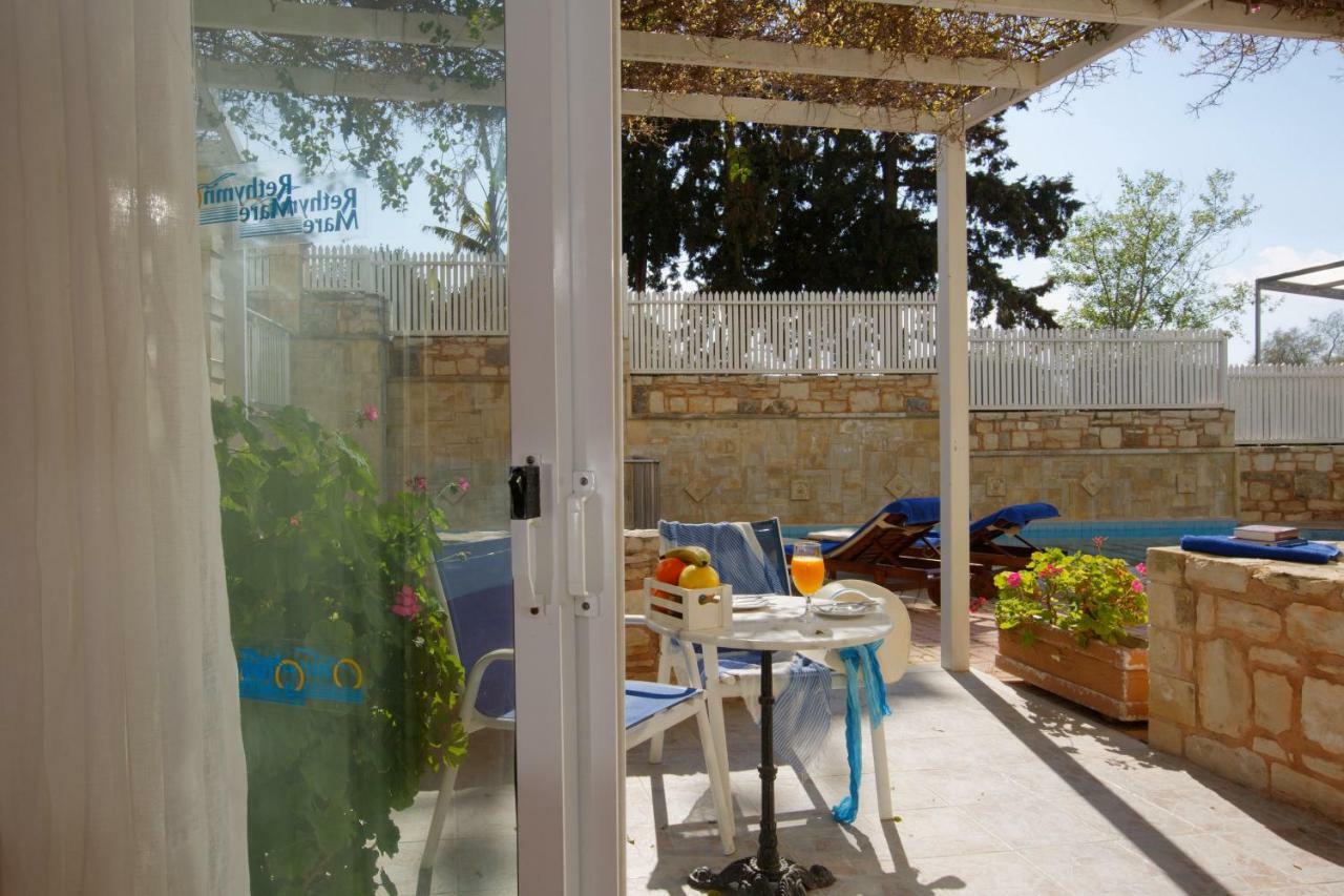 Rethymno Mare & Water Park Hotel Skaleta Bagian luar foto